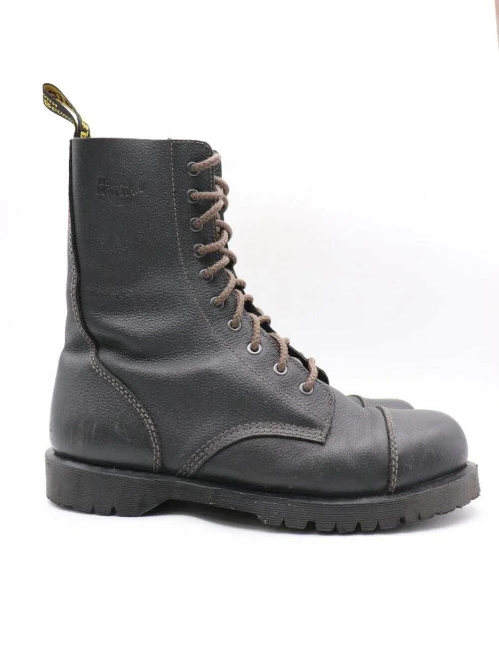 Doc Dr. Martens Ryan Men's Size 13 Black Pebbled Leather Lace Up Combat Boots